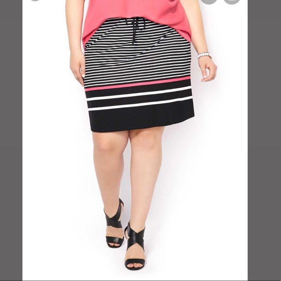 NWT Pennington’s Striped Skirt - Picture 1 of 6